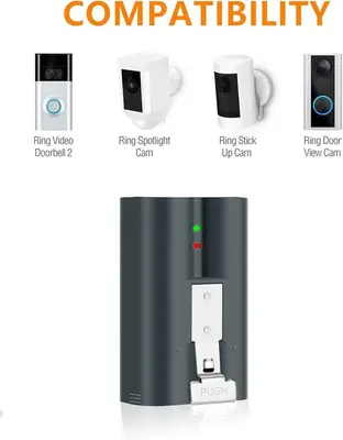 7000mAh Rechargeable Battery 2-Pack for Video Doorbell 2/3 and Spotlight Cam photo 3