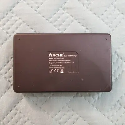 ARCHE EN-EL12 Dual USB Charger for Nikon Coolpix AW100 / AW110 / AW120 photo 2
