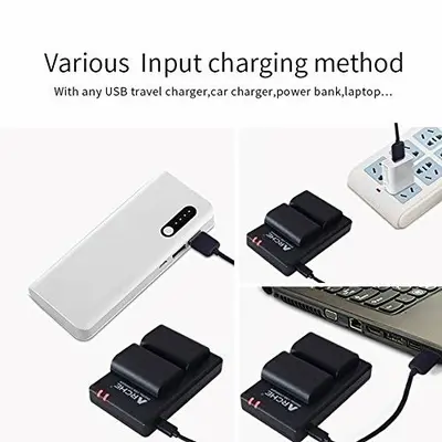 ARCHE EN-EL12 Dual USB Charger for Nikon Coolpix AW100 / AW110 / AW120 photo 5