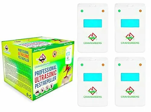 Pest Soldier Ultrasonic Pest Repeller, Set of 4