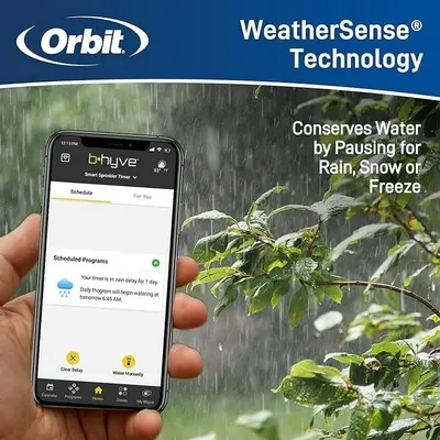 Orbit B-hyve 57915 4-Zone Smart Wi-Fi Indoor Sprinkler Timer photo 5