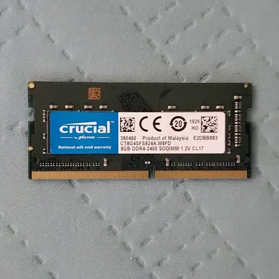 Crucial 8GB DDR4-2400 SODIMM Laptop Memory, 260-Pin photo 3