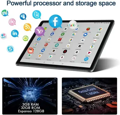 Facetel Q3 Pro 10" Android 10 Tablet, Octa-Core, 3GB/32GB photo 6