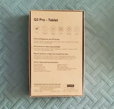 Facetel Q3 Pro 10" Android 10 Tablet, Octa-Core, 3GB/32GB photo 2