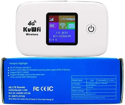 KuWFi 4G LTE Mobile WiFi Hotspot, Unlocked photo 6
