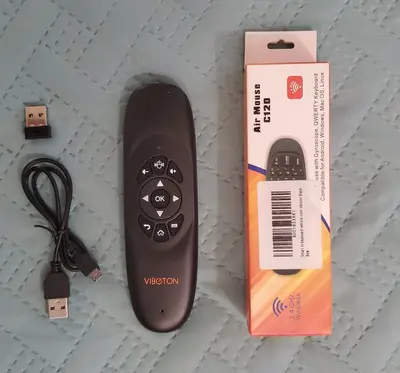 C120 Fly Air Mouse with Wireless Keyboard, 2.4G Remote photo 3