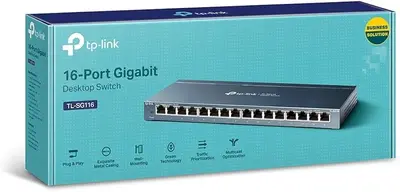 TP-Link TL-SG116 16-Port Gigabit Desktop Switch