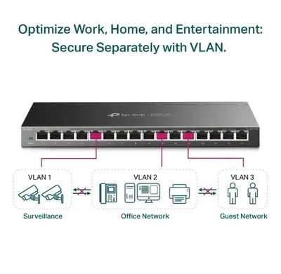 TP-Link TL-SG116 16-Port Gigabit Desktop Switch photo 3