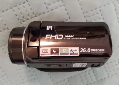 HD 1080P Camcorder, 3" Rotatable LCD (For Parts, No Battery) photo 2