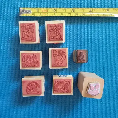 Christmas Stamp Set, 8 Pieces photo 2