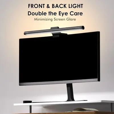 Quntis Monitor Light Bar with Remote, 16.7 in, Auto-Dimming and Timer photo 4