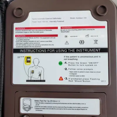 Portable Automatic External Defibrillator (AED) photo 3