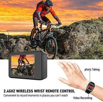 TEC.BEAN T2 4K Action Camera, WiFi, 14MP, Waterproof to 148 ft photo 5
