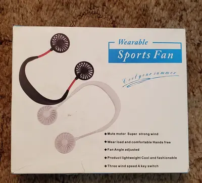 USB Wearable Neckband Fan