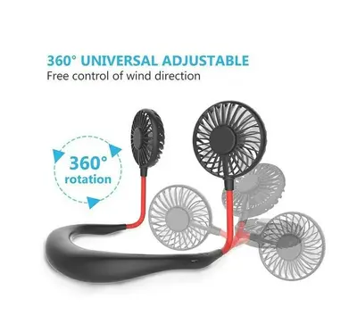 USB Wearable Neckband Fan photo 4