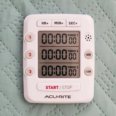 AcuRite 00482 Triple Event Digital Kitchen Timer with Jumbo Display photo 1