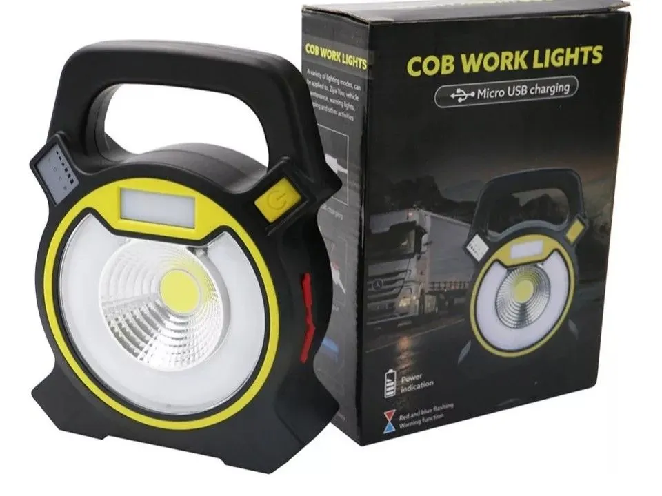10W Rechargeable COB LED Portable Lantern and Work Light