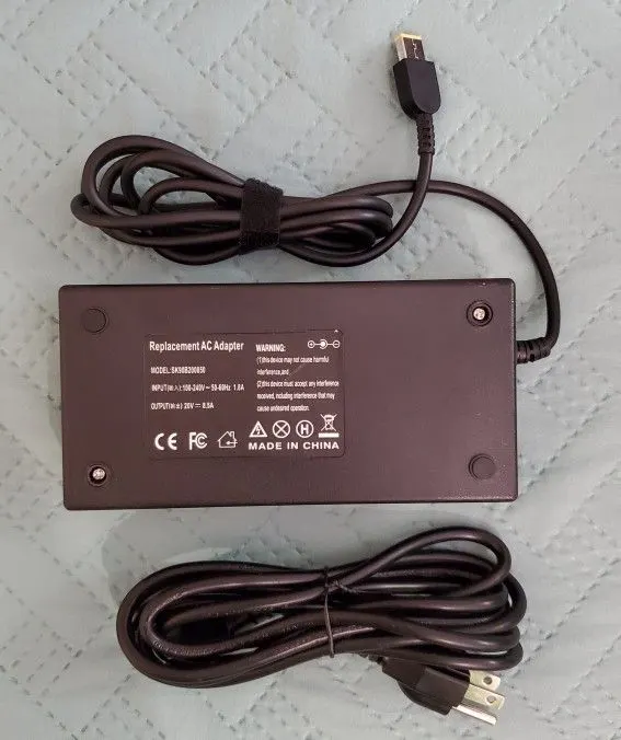 170W 20V 8.5A Slim-Tip Adapter for Lenovo ThinkPad W540, W541, T440p