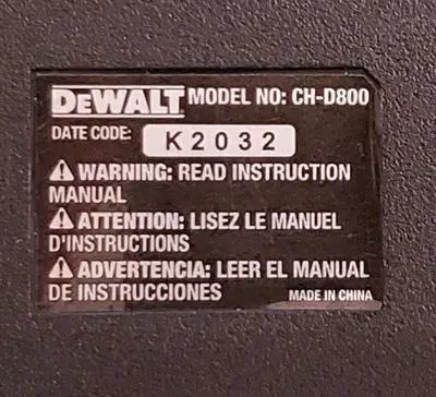 DeWalt CH-D800 Dual Charger Base for DXFRS300 photo 3