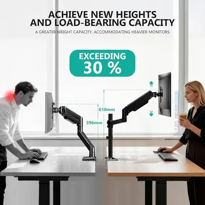 WALI Single Monitor Desk Arm for 13-33 in Screens, VESA, up to 19.8 lb photo 2