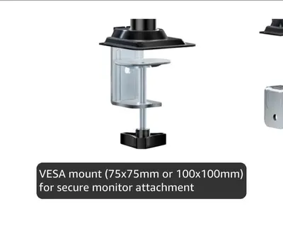 WALI Single Monitor Desk Arm for 13-33 in Screens, VESA, up to 19.8 lb photo 4