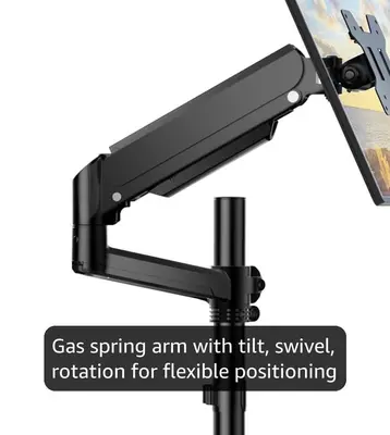 WALI Single Monitor Desk Arm for 13-33 in Screens, VESA, up to 19.8 lb photo 3