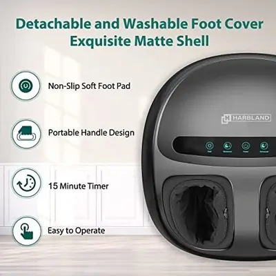 Shiatsu Foot Massager with Heat and Air Compression photo 5