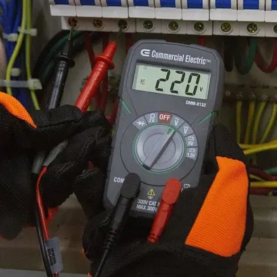 Commercial Electric Pocket True RMS Digital Multimeter photo 5
