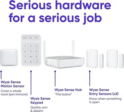 Wyze Home Security Core Kit: Hub, Keypad, Motion and 2 Entry Sensors photo 7