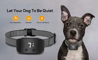 NBJU Rechargeable Anti-Bark Dog Collar, 7 Adjustable Levels photo 9