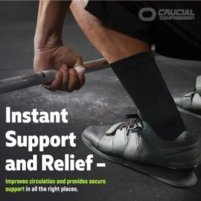 Ankle Compression Support Sleeve, 1 Pair photo 2