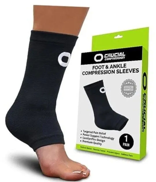 Ankle Compression Support Sleeve, 1 Pair