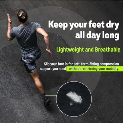 Ankle Compression Support Sleeve, 1 Pair photo 3