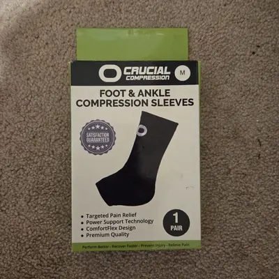 Ankle Compression Support Sleeve, 1 Pair photo 7
