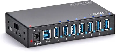 A-173 Industrial 7-Port USB 3.0 Hub with Charging photo 7