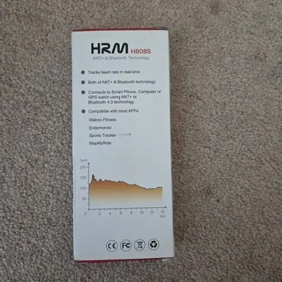 HRM H808S Bluetooth/ANT+ Heart Rate Chest Strap, IP67 photo 2
