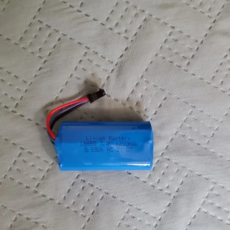 18650 Li-Ion Battery, 7.4V 1200mAh (8.88Wh)