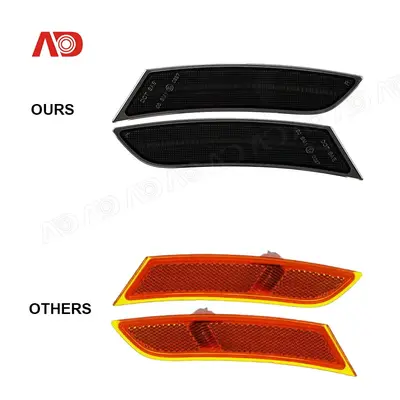 LED Front Bumper Side Marker Light, Smoked, for 2013-2017 Cadillac XTS photo 4