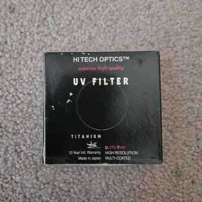 Hi Tech Optics 28mm Titanium Ultra-Thin UV Filter, Made in Japan