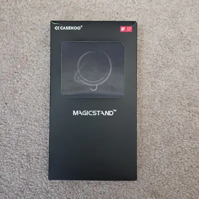 Casekoo Black Magnetic Ring Stand for iPhone 15 Pro Case