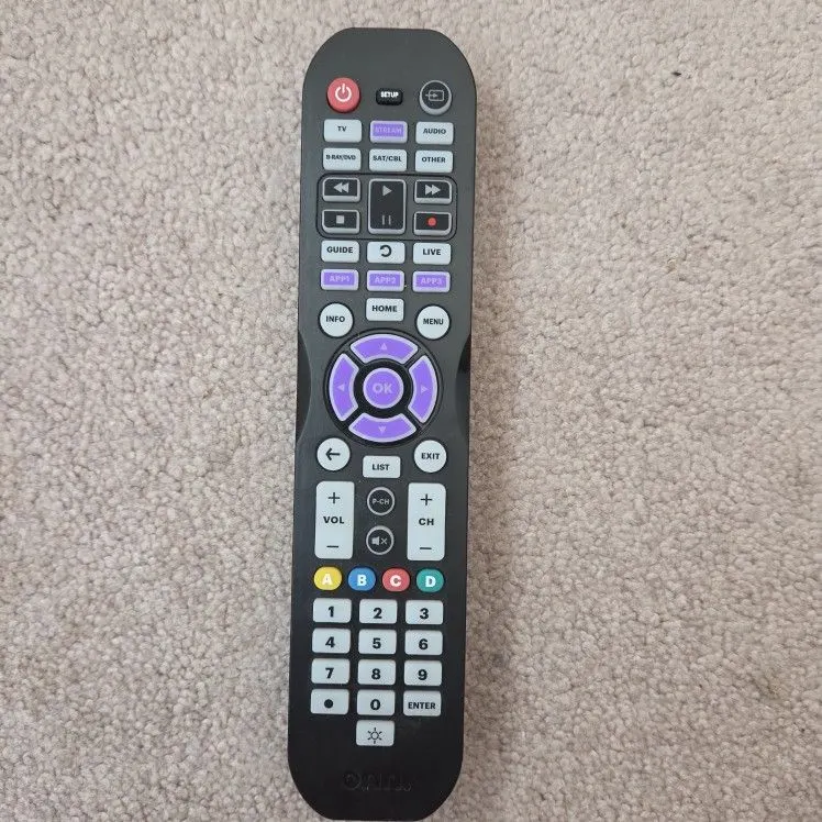Universal 6-Device Remote for TV, DVD, Streaming, Audio and Soundbar