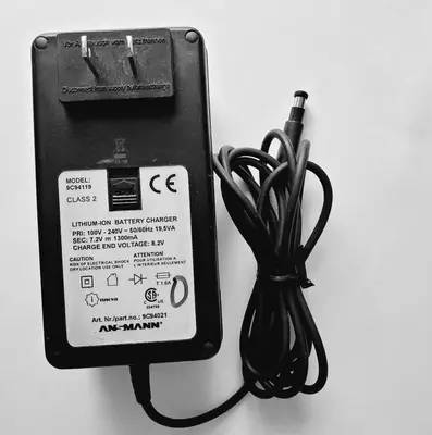 Ansmann Lithium-Ion Battery Charger, 7.2V 1300mA