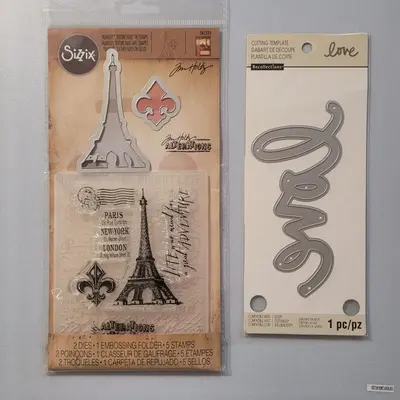 Cutting Templates and Stamps Set for Scrapbooking