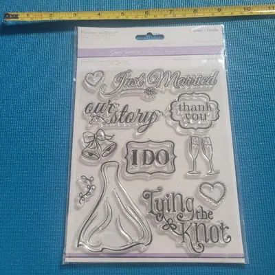 MultiCraft Clear Stamps 5.5 x 7 in: Wedding, Tools, Newborn photo 3