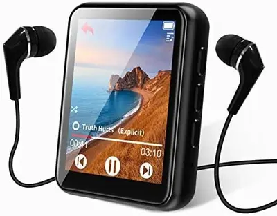 JOLIKE Portable Bluetooth 5.0 MP3 Player, 16GB, Touch Screen