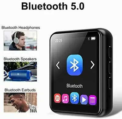 JOLIKE Portable Bluetooth 5.0 MP3 Player, 16GB, Touch Screen photo 7
