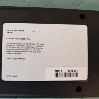 HBT1 Retail SRE Display Audio Server with Mounting Holes photo 7