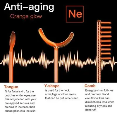 5 High-Frequency D'Arsonval Beauty Wands for Skin Care photo 2
