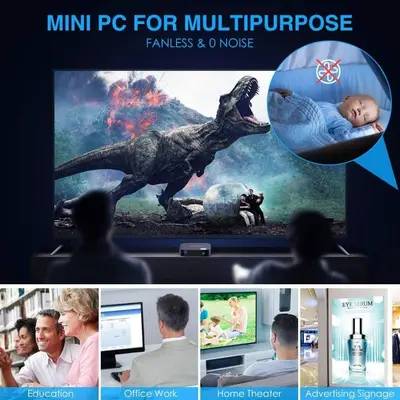 Mini PC W8 Pro, Intel x5-Z8350, 4GB DDR3L, 64GB eMMC, Windows 10 photo 11