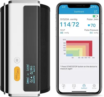 Wellue Armfit Plus Upper Arm Blood Pressure Monitor with ECG photo 7
